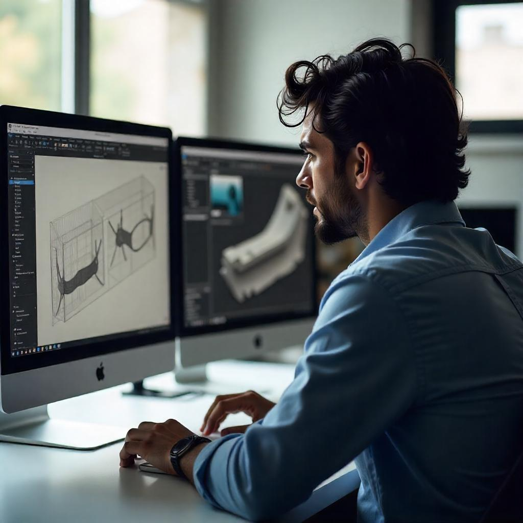 CAD design of a consumer product for 3D printing